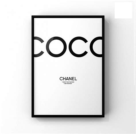 coco chanel photo frame.